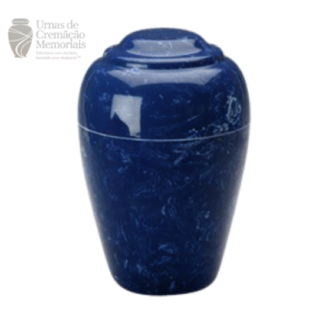 Blue Eternal Grace Marble Urn