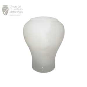 Serene White Marble Urn