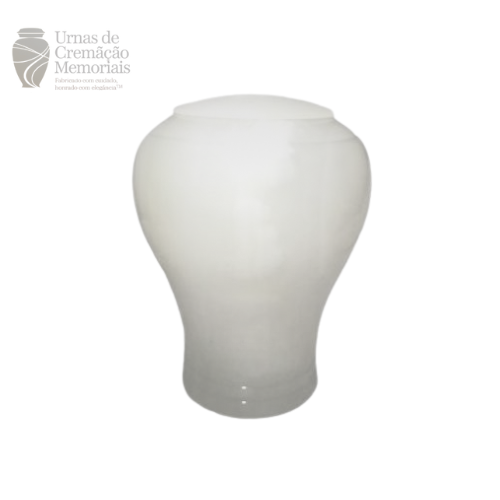 Serene White Marble Urn