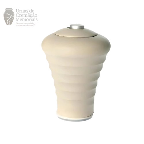 Cream Beige Step Cremation Urns