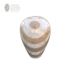 Luminous White & Stone Banded